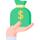 money,business and finance,money bag,dollar,hand,income,salary,ebitda,charges,earnings,wage